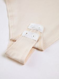 Mesh Cup Detail Tie Shoulder Bodysuit sold by COMMENSE