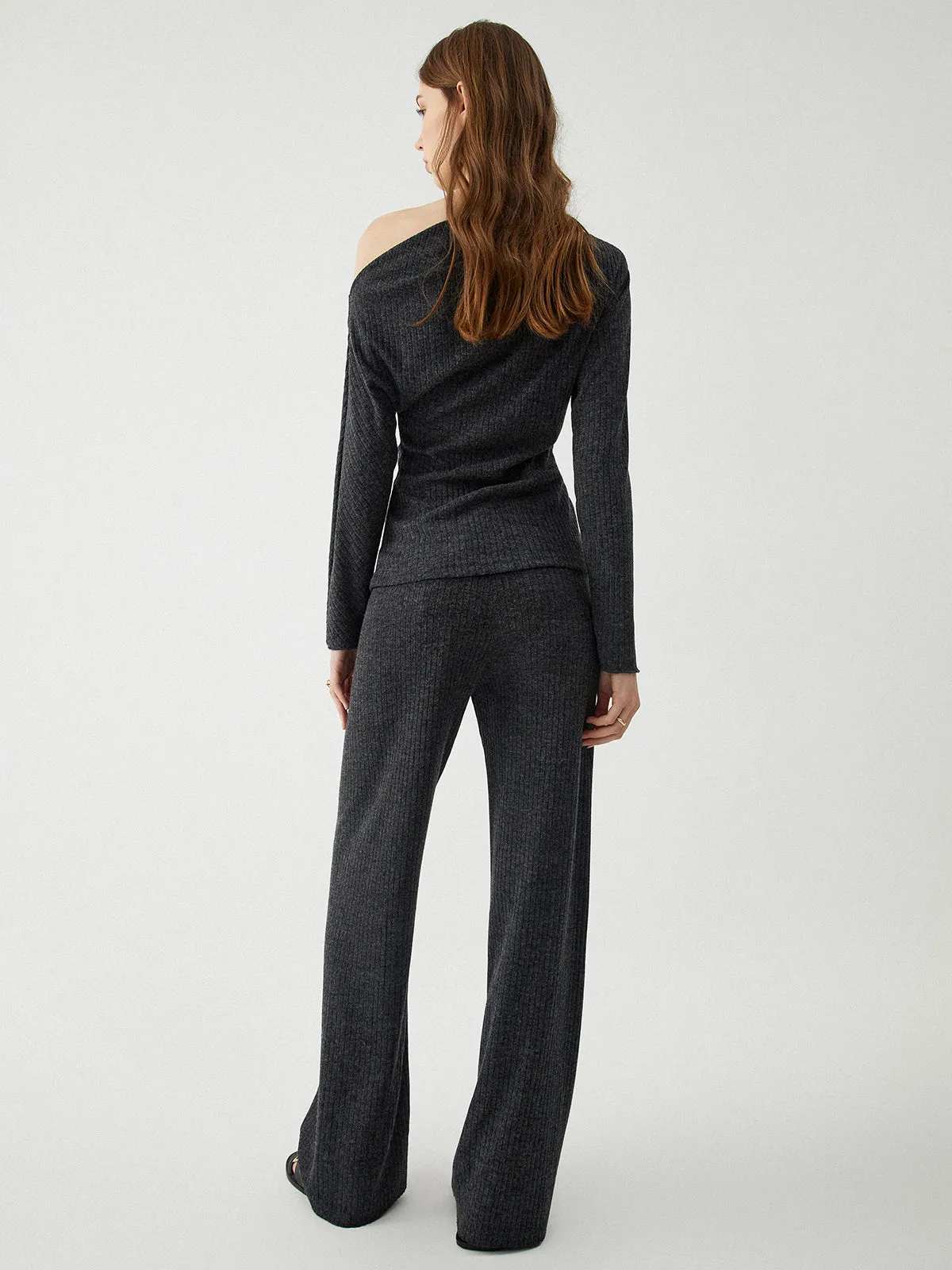 Loose Casual Gray Two-Piece Set sold by COMMENSE product image thumbnail 2