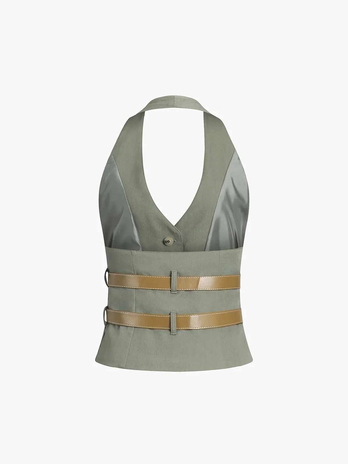 Backless Belted Halter Top sold by COMMENSE product image thumbnail 2