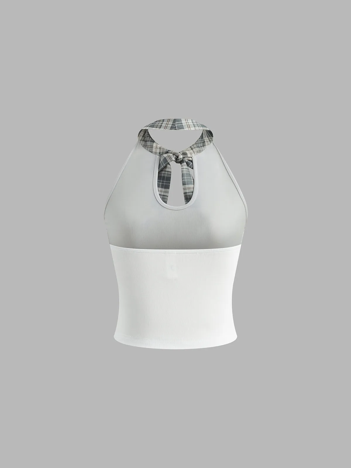 Halter Backless Bow Slim Top sold by COMMENSE product image thumbnail 2