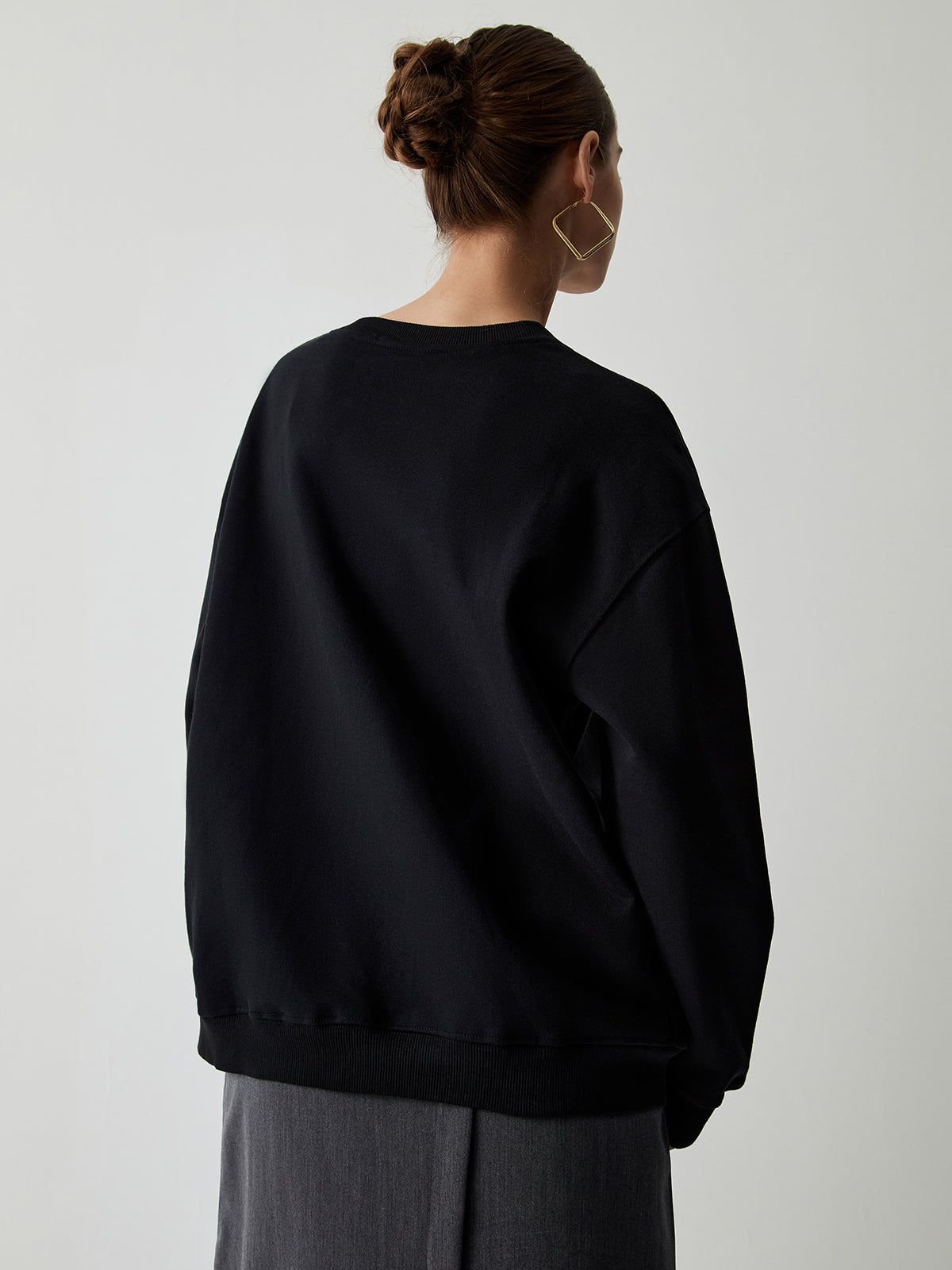 Embroidered Girl Sweatshirt sold by COMMENSE product image thumbnail 3