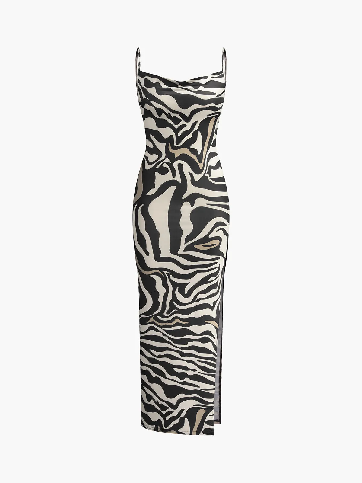Sexy Backless Zebra Print Slim Fit Dress sold by COMMENSE