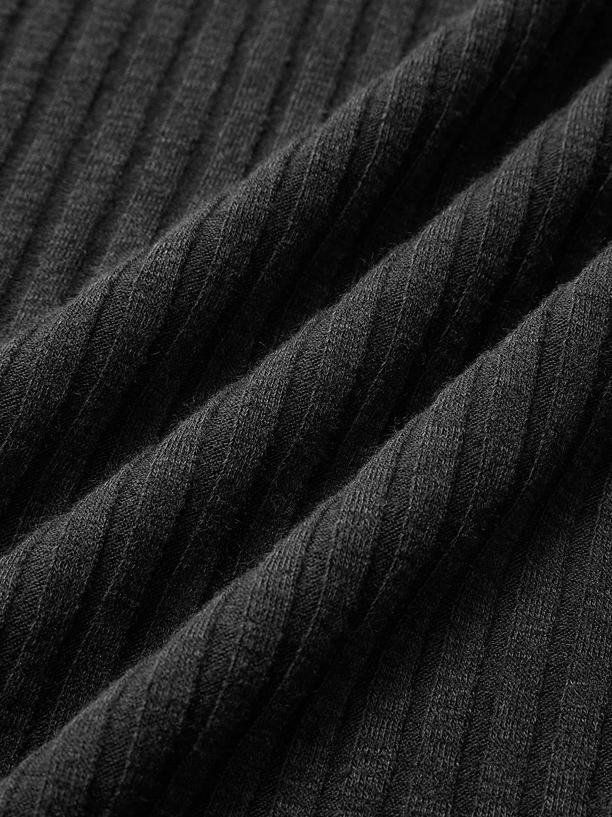 Leopard trim Ribbed Short Dress sold by COMMENSE product image thumbnail 4