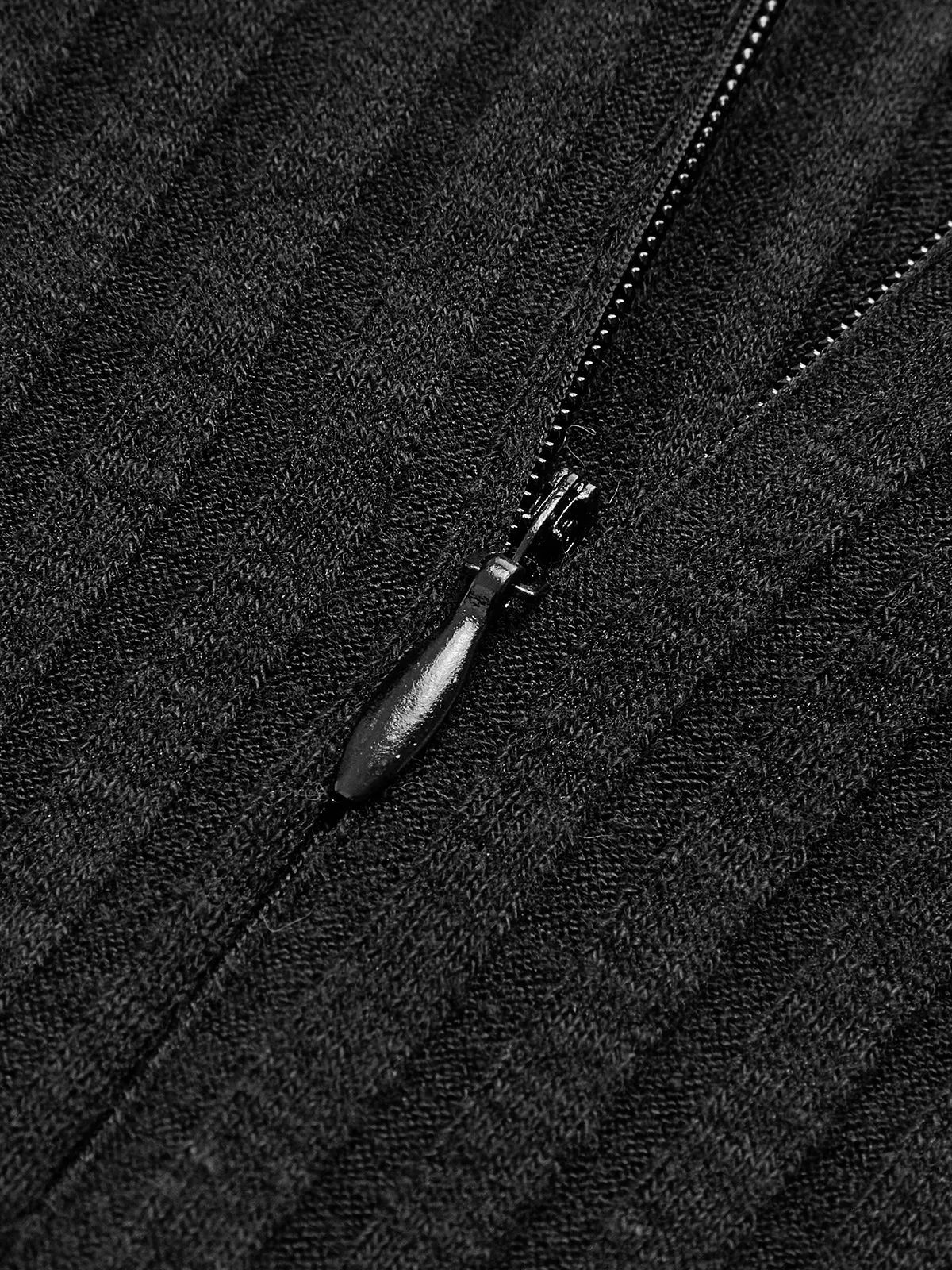 Leopard trim Ribbed Short Dress sold by COMMENSE product image thumbnail 3