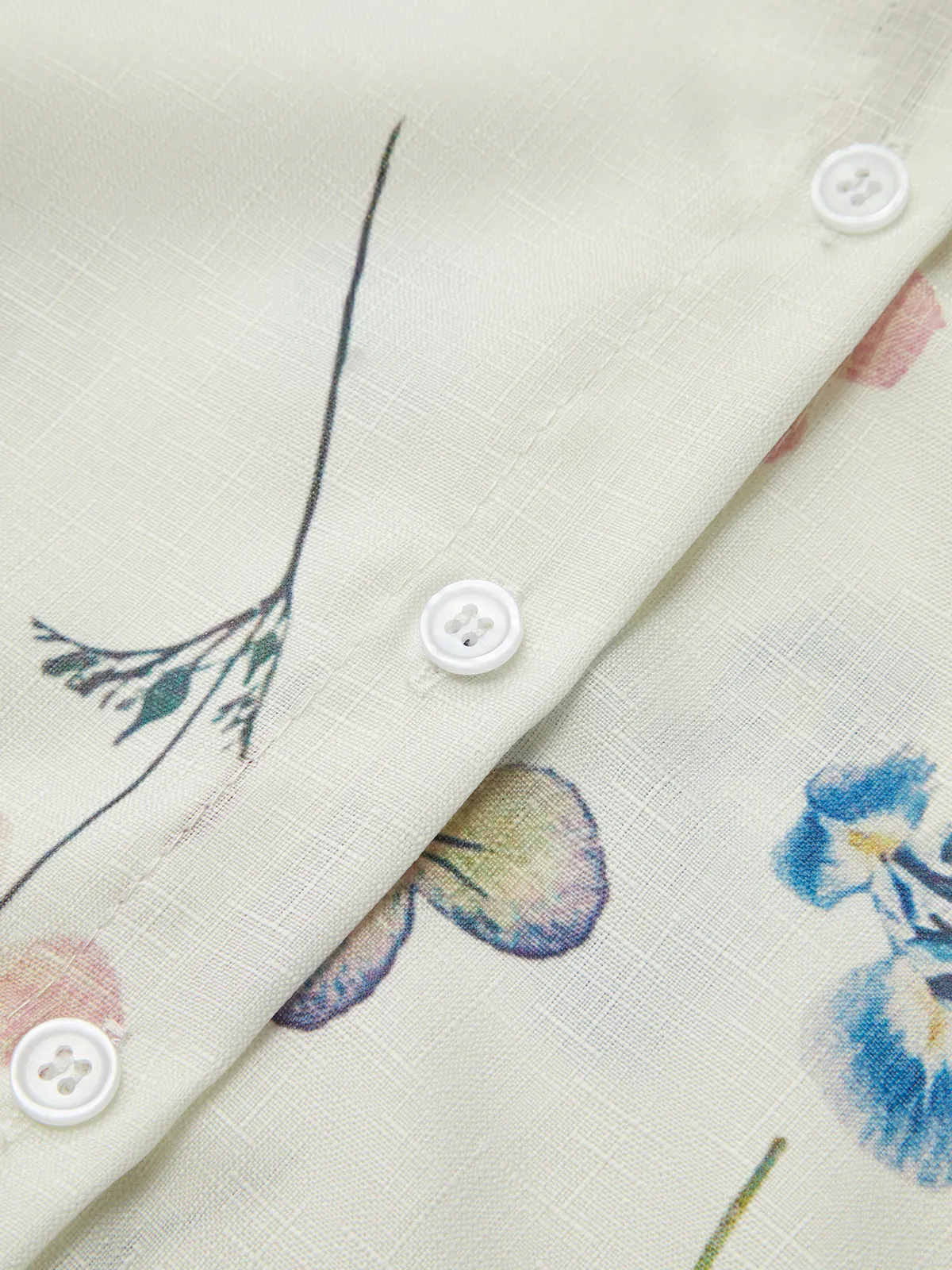 Button Print Straight Skirt sold by COMMENSE product image thumbnail 3