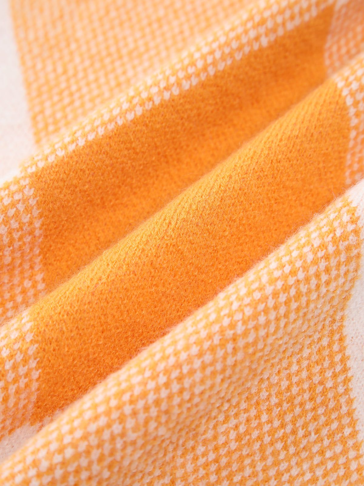 Vitamin C Checkered Sweater sold by COMMENSE product image thumbnail 4