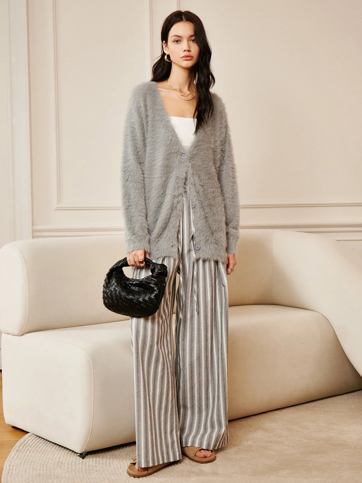 Oversize Furry Cardigan sold by COMMENSE product image thumbnail 4