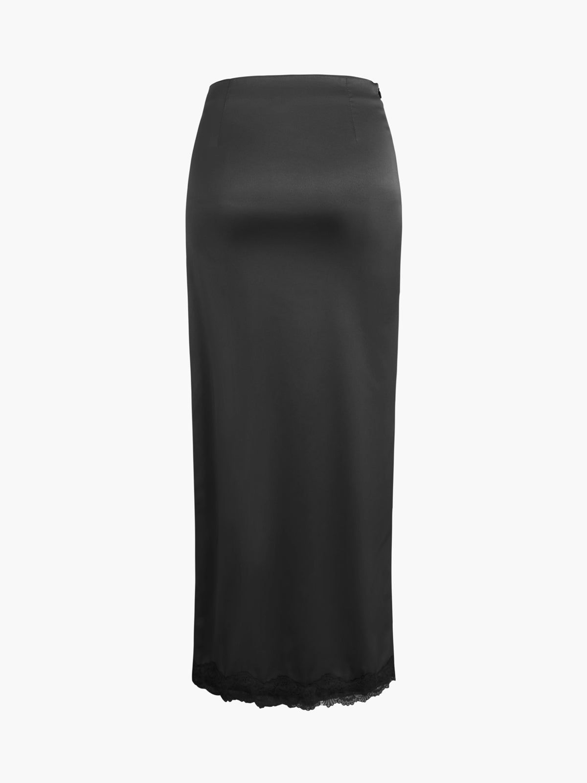 Ruched Satin Maxi Skirt sold by COMMENSE product image thumbnail 2