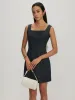 Bow Backless Tank Dress sold by COMMENSE