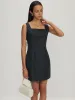 Bow Backless Tank Dress sold by COMMENSE