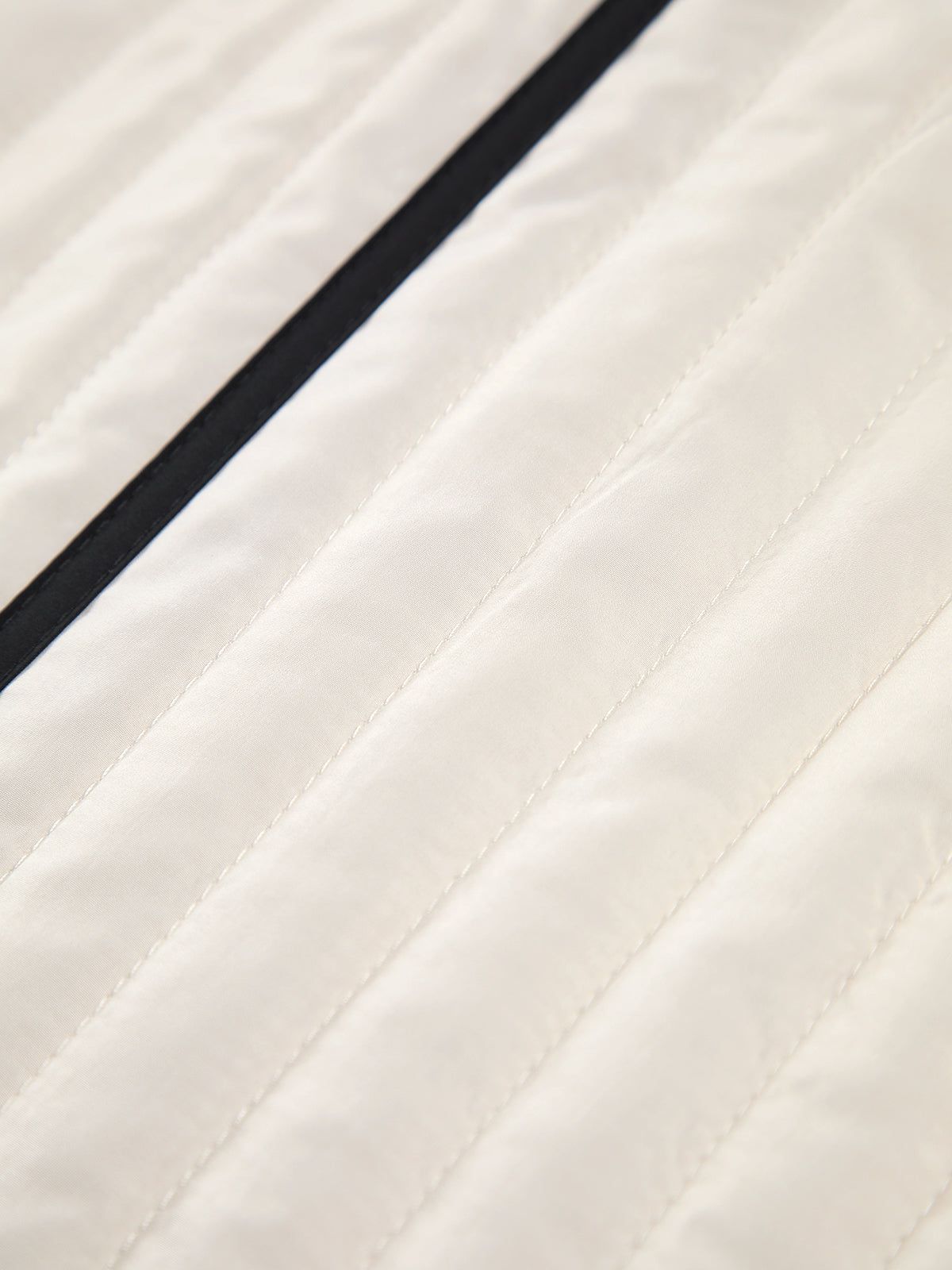 Contrast Piping Colorblock Quilted Coat sold by COMMENSE product image thumbnail 4