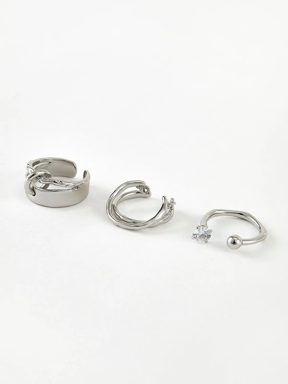 3pcs Open Hoop Ring sold by COMMENSE product image thumbnail 2