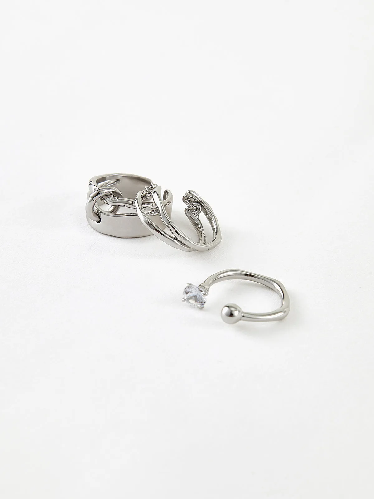 3pcs Open Hoop Ring sold by COMMENSE product image thumbnail 3