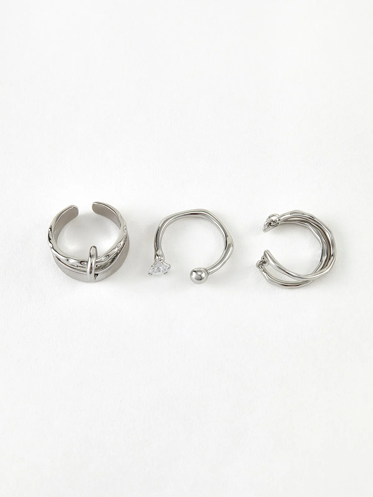 3pcs Open Hoop Ring sold by COMMENSE product image thumbnail 4