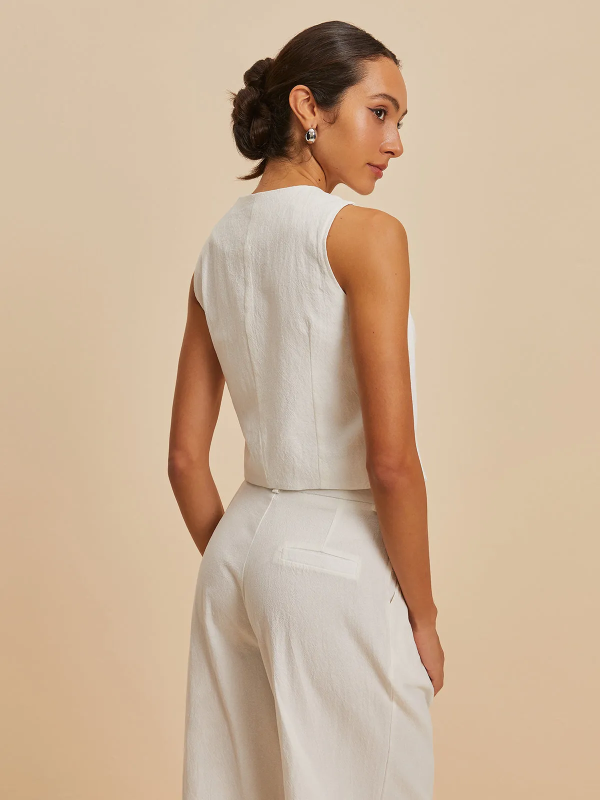 Cotton Sleeveless Pants Set sold by COMMENSE product image thumbnail 5