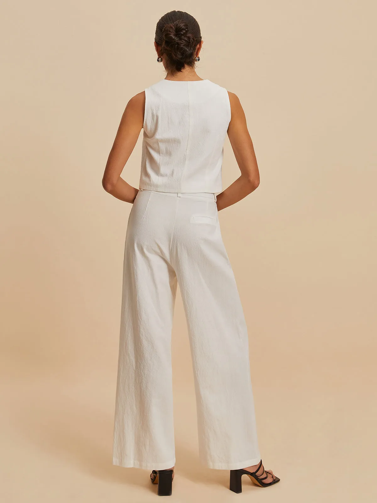 Cotton Sleeveless Pants Set sold by COMMENSE product image thumbnail 3