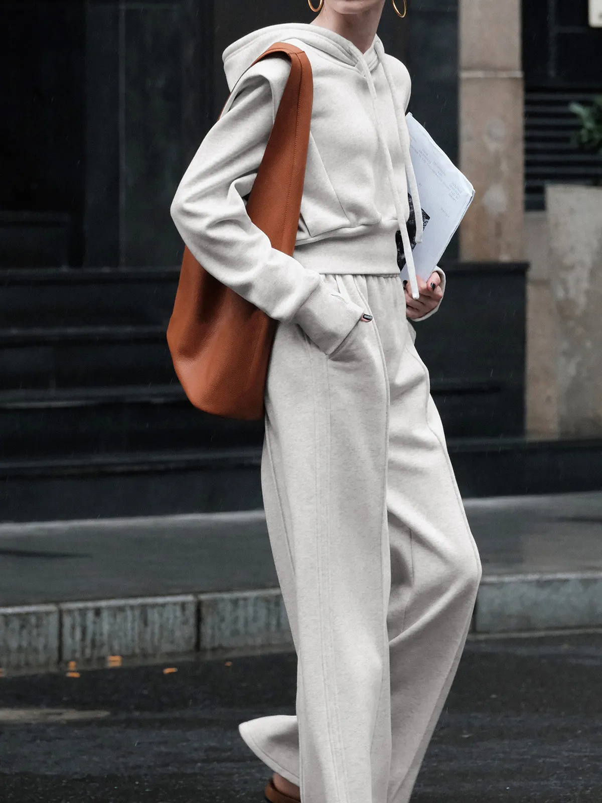 Athleisure Drawstring Hoodie sold by COMMENSE product image thumbnail 4