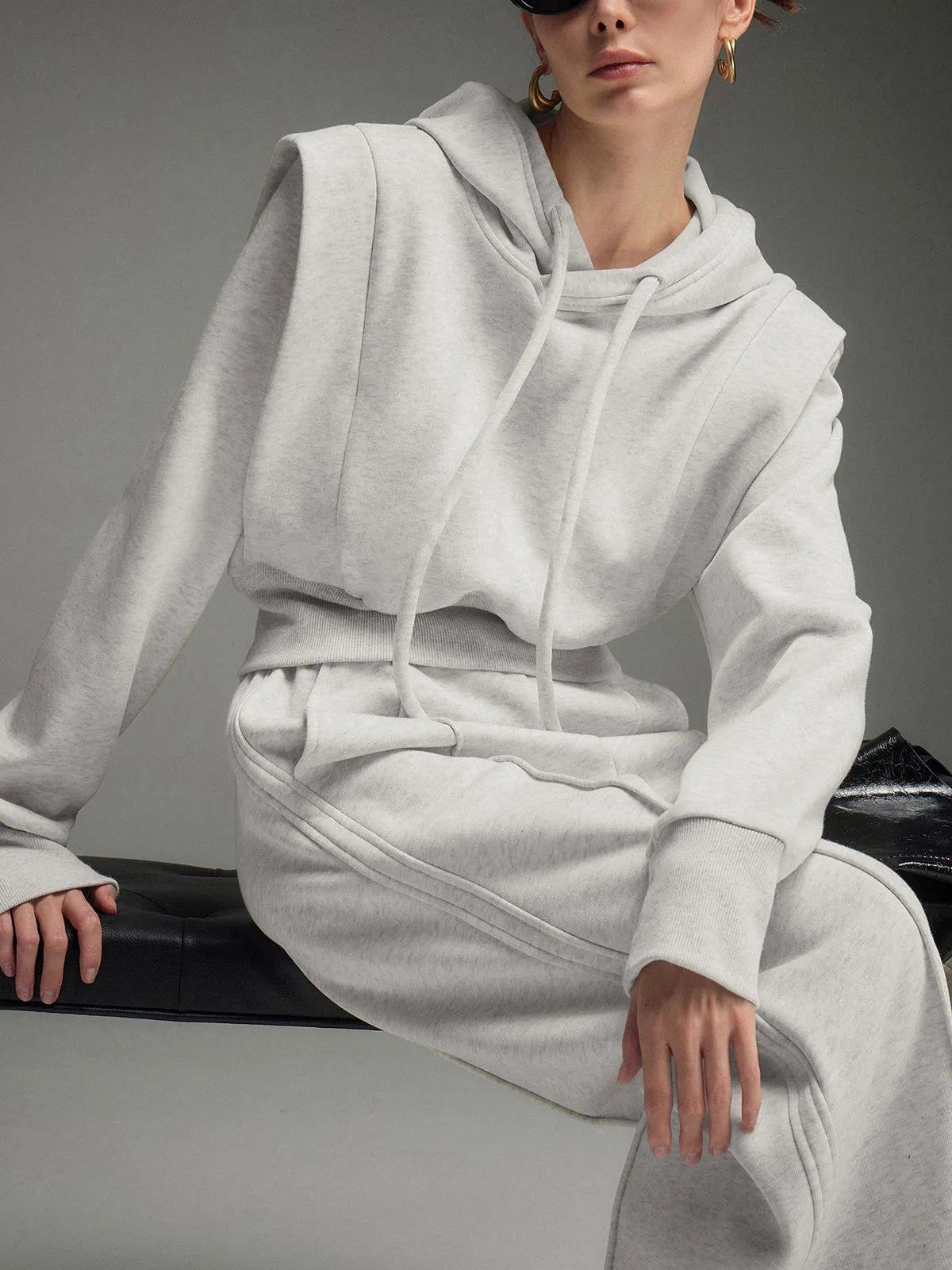 Athleisure Drawstring Hoodie sold by COMMENSE