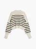 Warm Embrace Stripe Pullover Sweater sold by COMMENSE