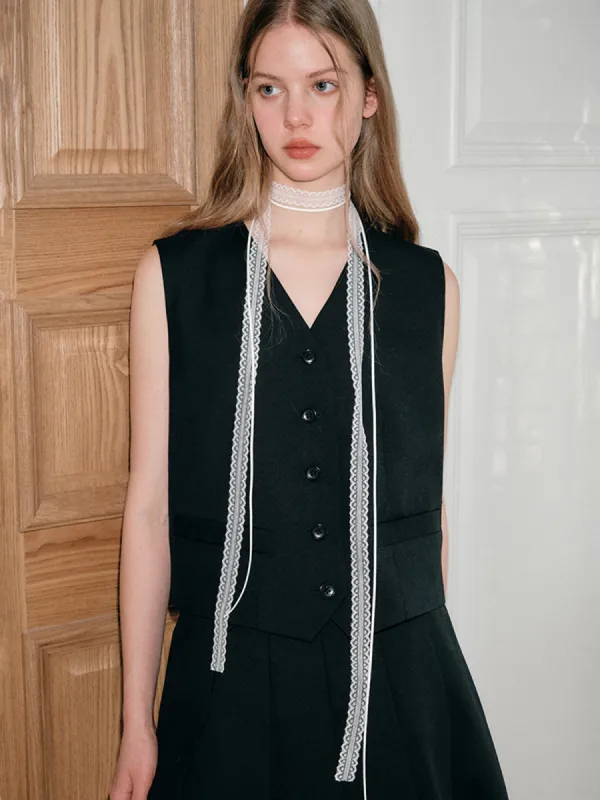 Lace Scarf Necklace sold by COMMENSE