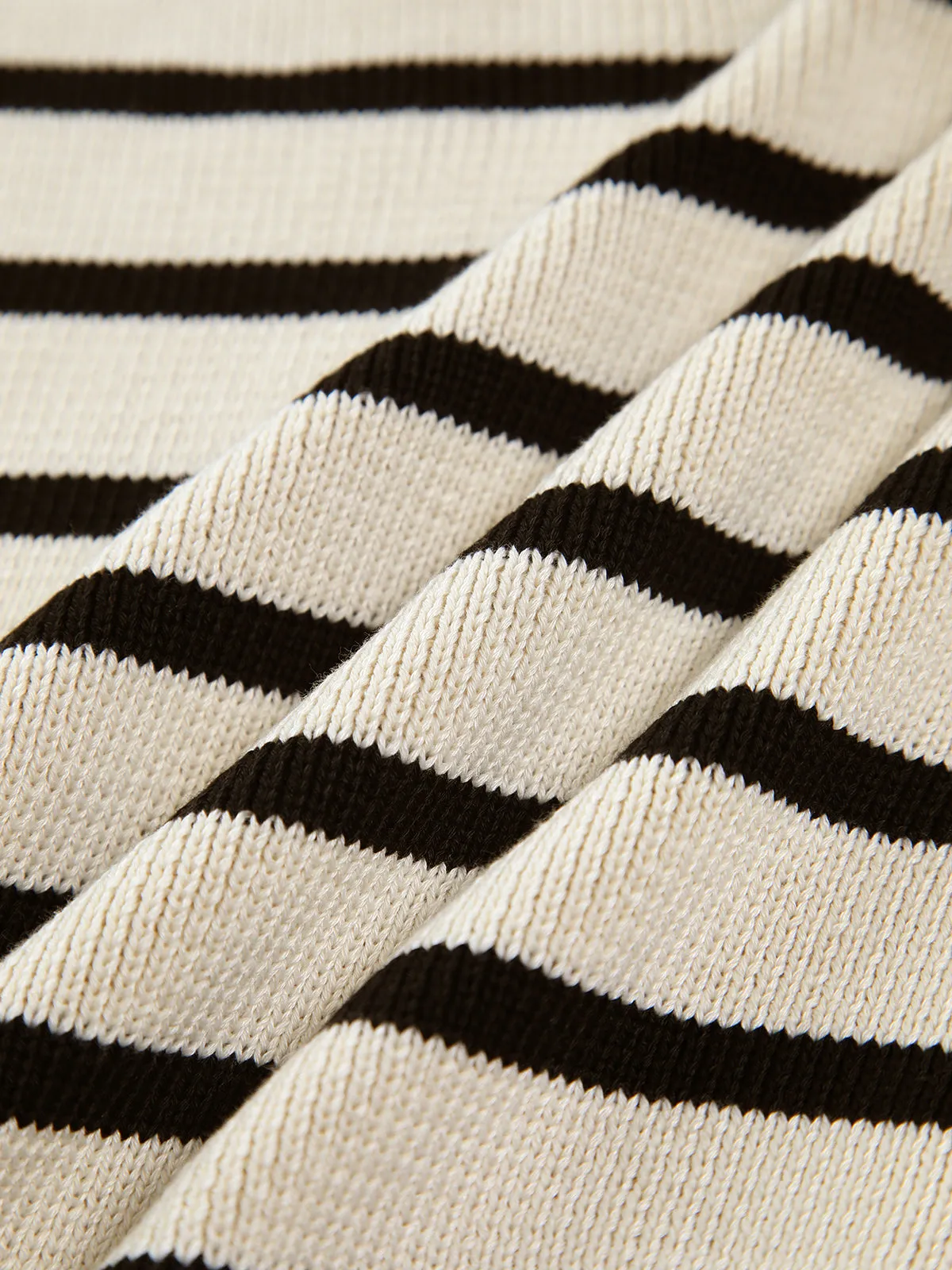 Warm Embrace Stripe Pullover Sweater sold by COMMENSE product image thumbnail 4