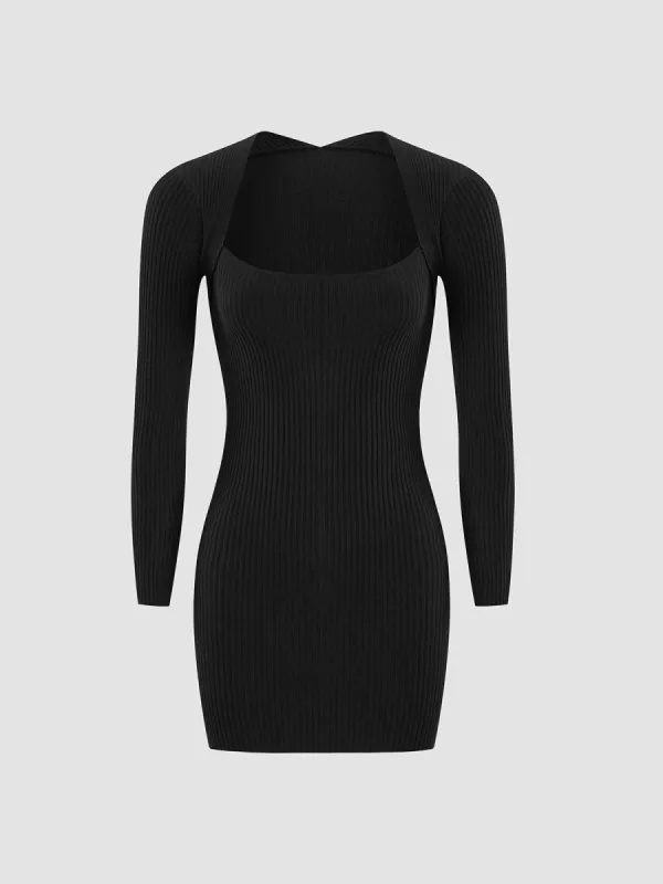 Evening Rings Sweater Midi Dress sold by COMMENSE