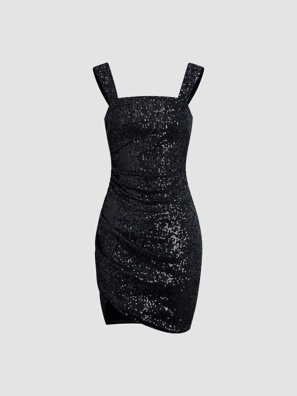 Starry Night Glitter Short Dress sold by COMMENSE