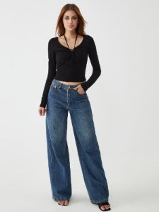 Solid Drawstring Neck Halter Top sold by COMMENSE