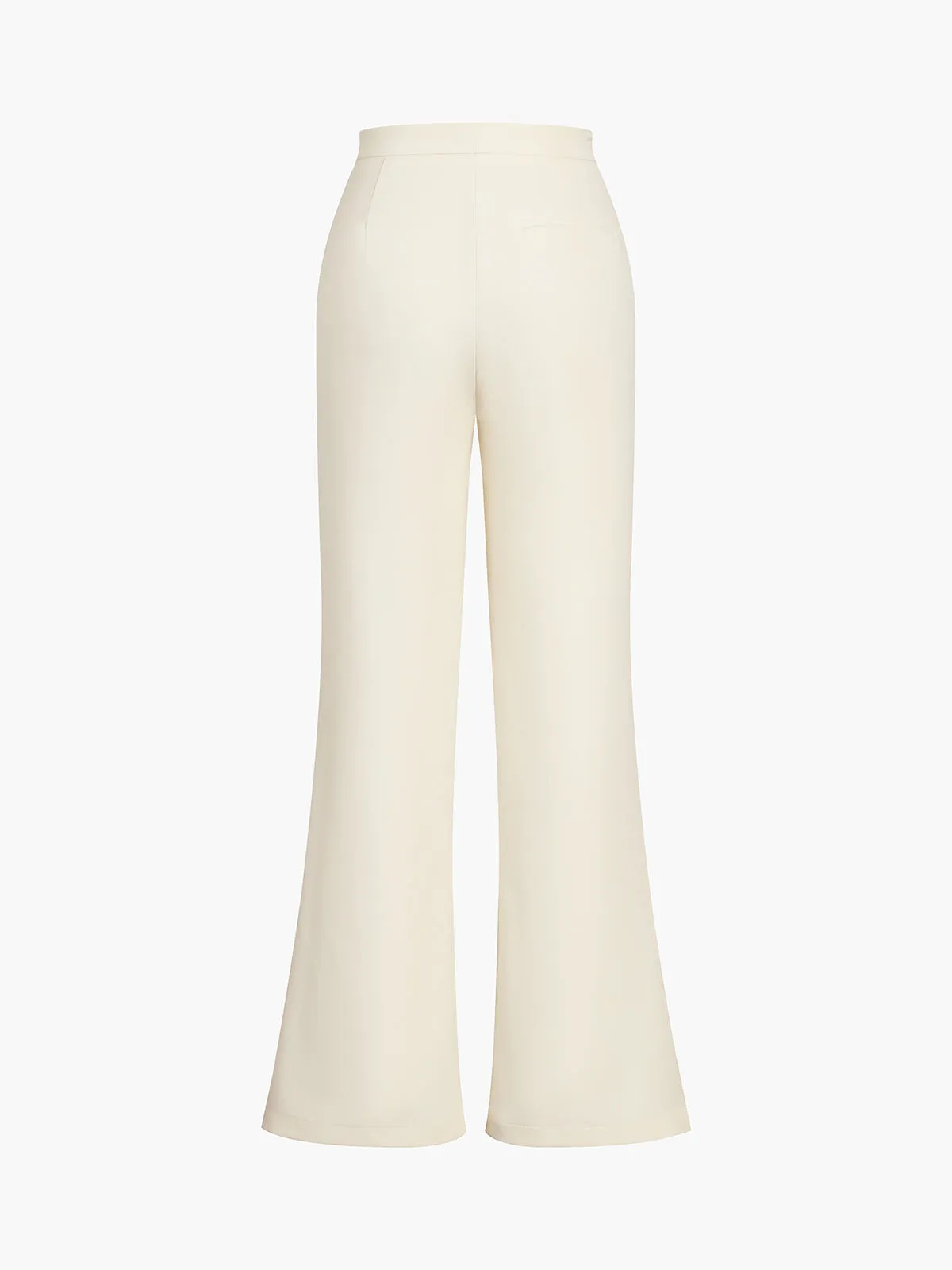 Solid Straight Leg Pants sold by COMMENSE product image thumbnail 5
