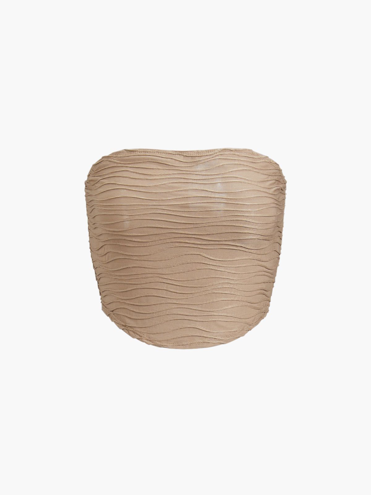 Crop Texture Strapeless Tube Top sold by COMMENSE product image thumbnail 4