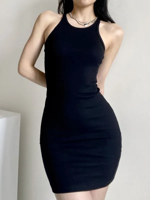 Crew Neck Bodycon Midi Dress sold by COMMENSE