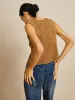 Split Button Sweater Vest sold by COMMENSE