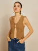Split Button Sweater Vest sold by COMMENSE