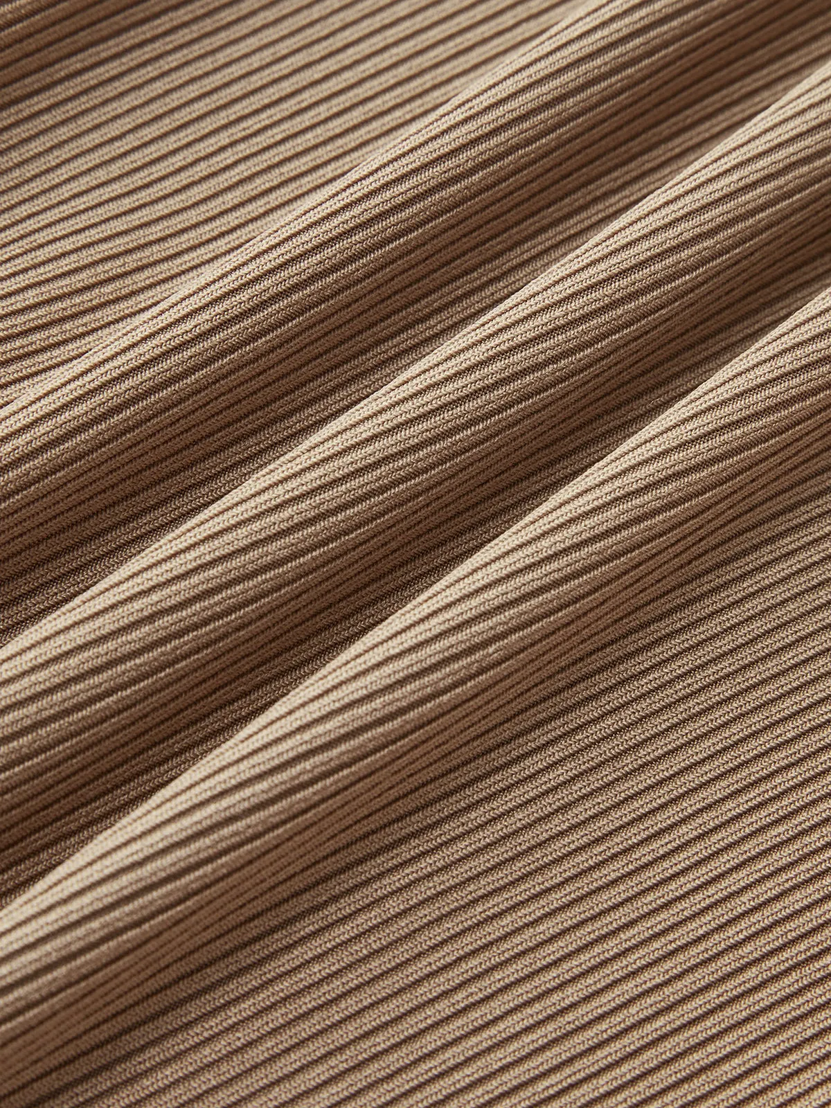 Stretch Pleated Ribbed Midi Skirt sold by COMMENSE product image thumbnail 4