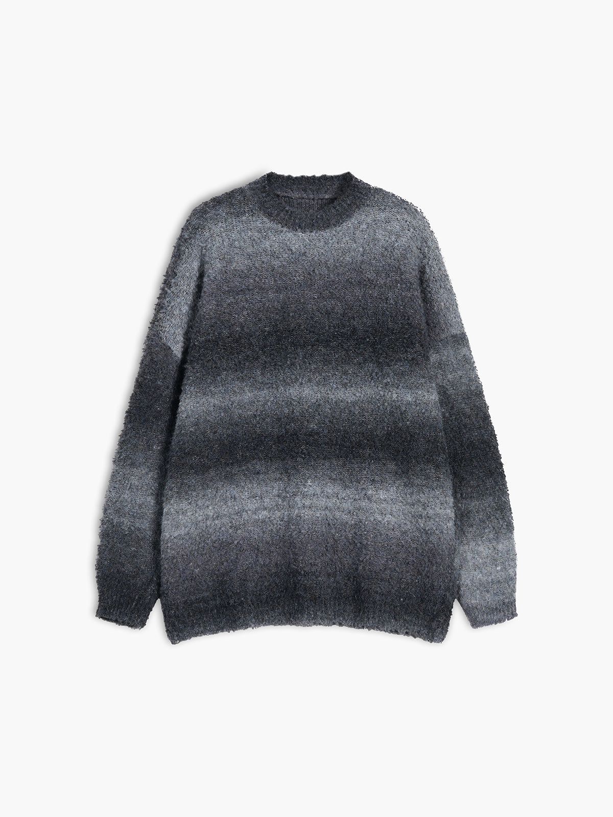 Oversized Ombre Dusk Fuzzy Sweater sold by COMMENSE