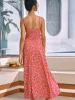 Tropical Floral Print Cami Long Dress sold by COMMENSE
