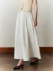 Cotton & Linen Maxi Skirt sold by COMMENSE