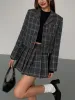 Tweed Crop Blazer sold by COMMENSE