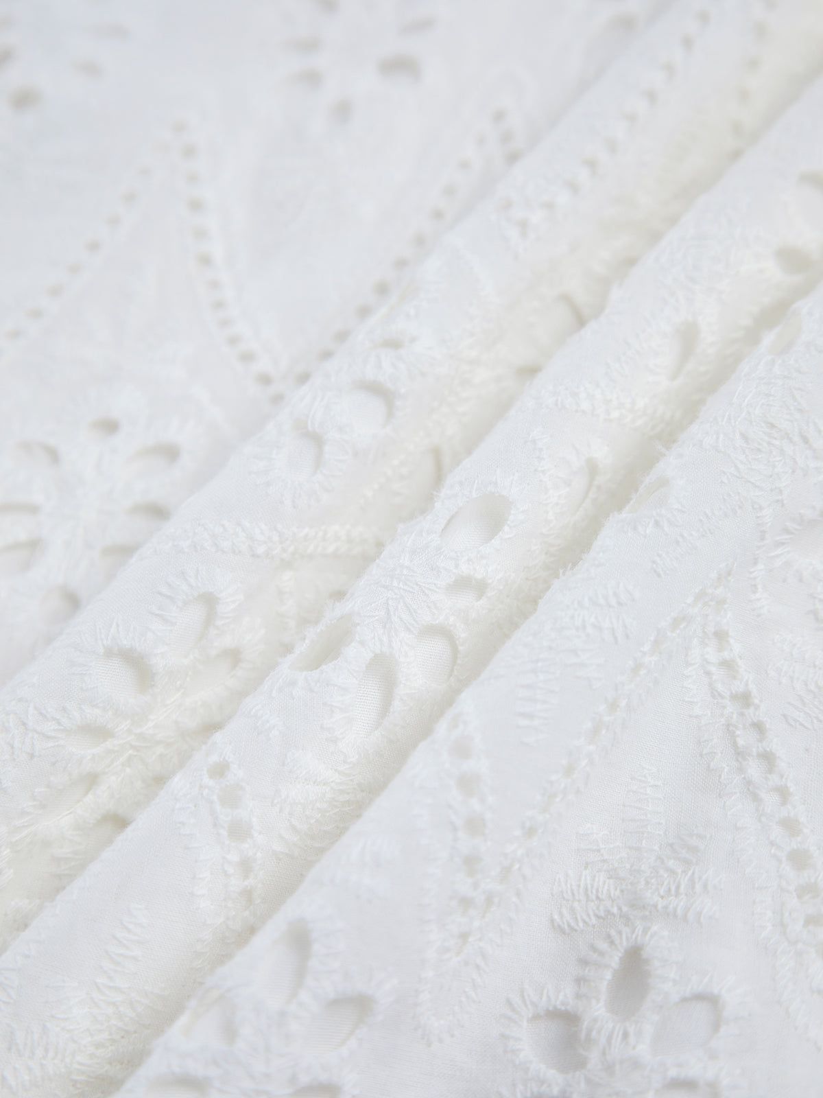 Floral Eyelet Halter Open Back Midi Dress sold by COMMENSE product image thumbnail 5