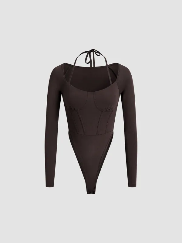 Halter Corset Bodysuit made by COMMENSE