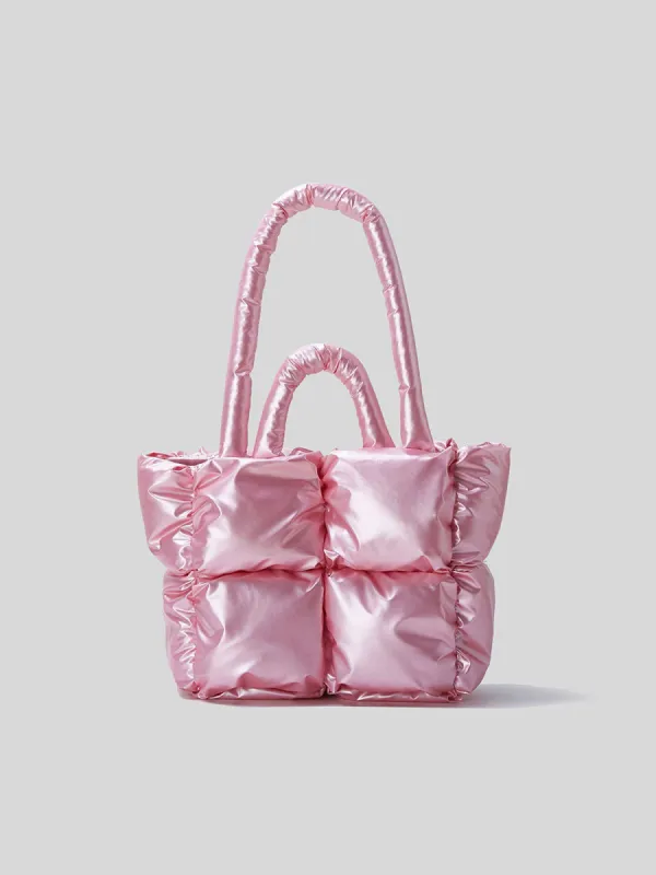 Puffer Metallic Tote Bag sold by COMMENSE