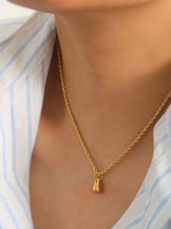 Taken Teardrop Necklace sold by COMMENSE