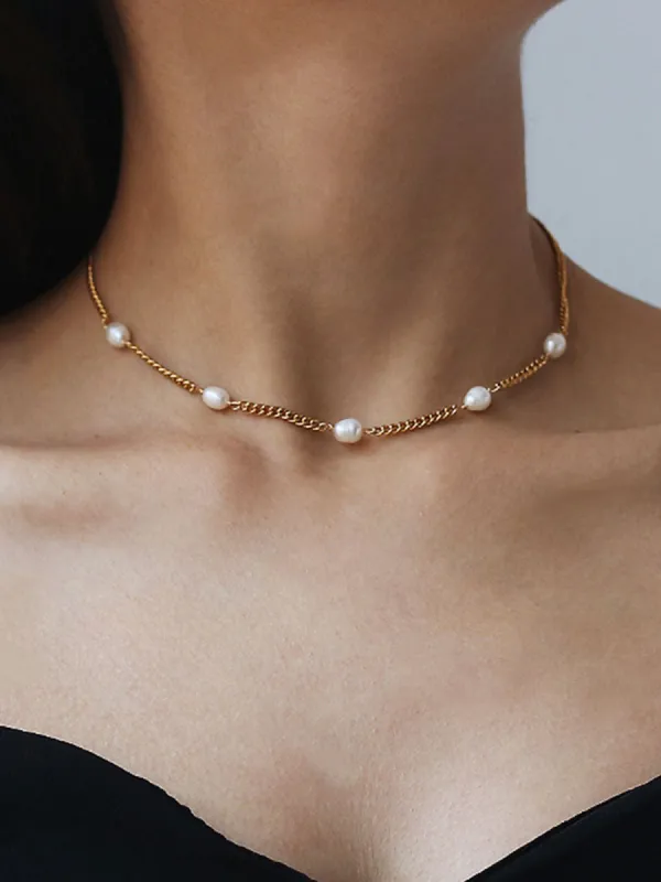Pearlescent Necklace sold by COMMENSE