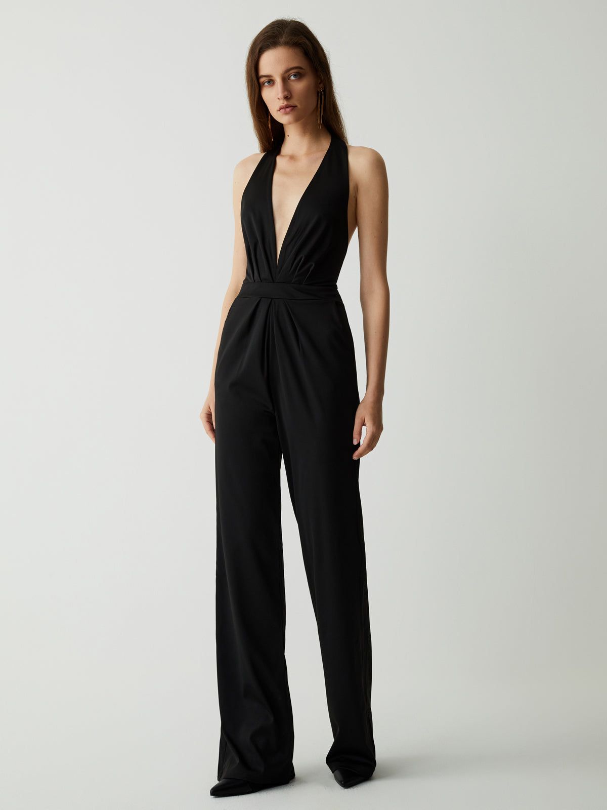 Halter Open Back Jumpsuit sold by COMMENSE product image thumbnail 3