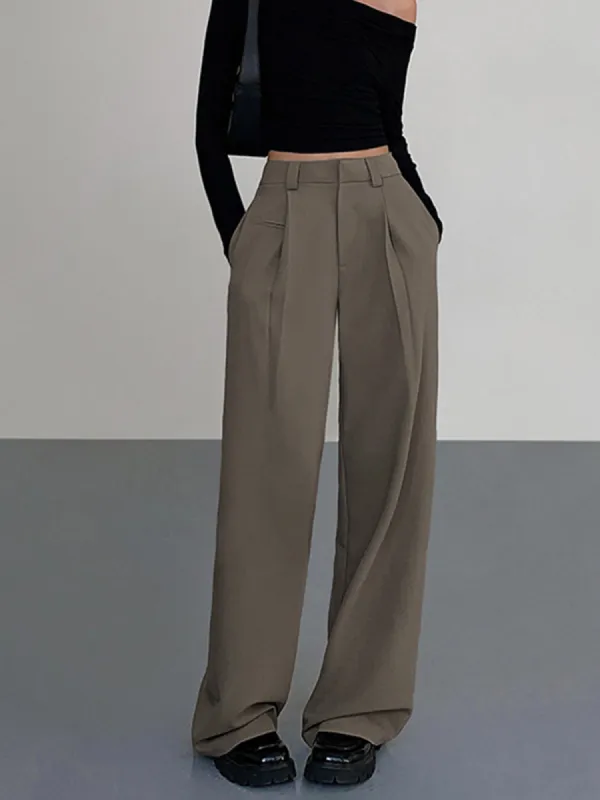 Business Casual Pleat Dress Pants sold by COMMENSE