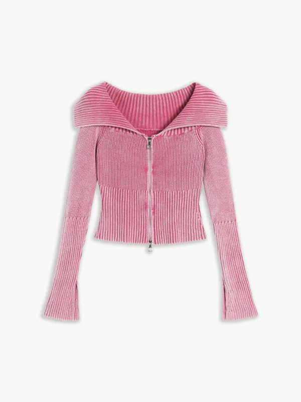 Strawberry Open Collar Cardigan sold by COMMENSE