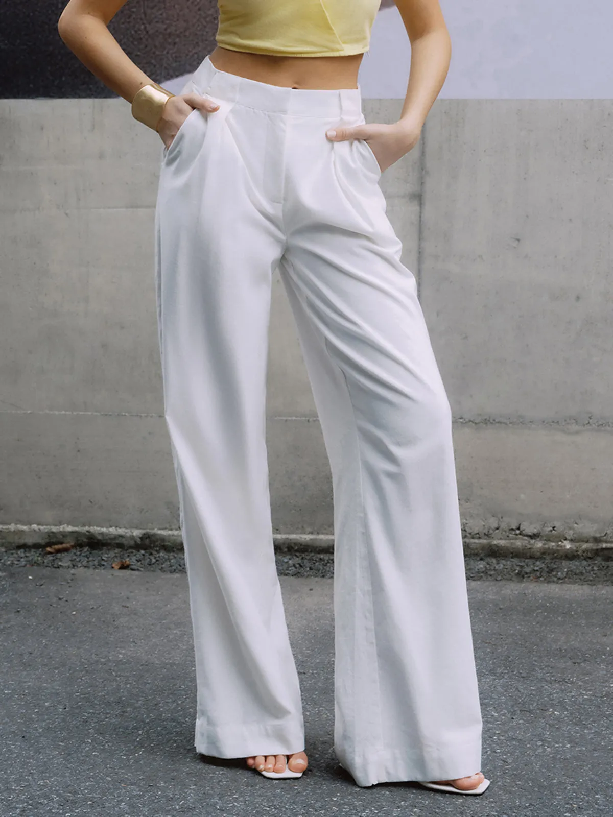 Casual Pockets Straight Leg Pants sold by COMMENSE product image thumbnail 2