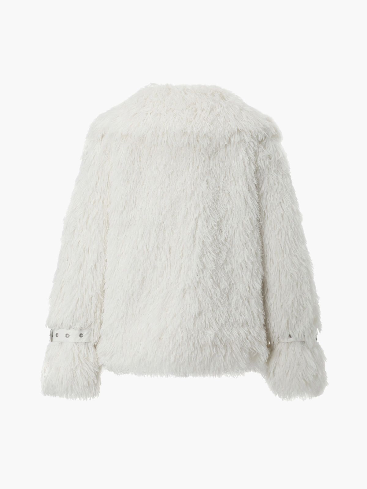 Faux Fur Fuzzy Buckle Coat sold by COMMENSE product image thumbnail 3