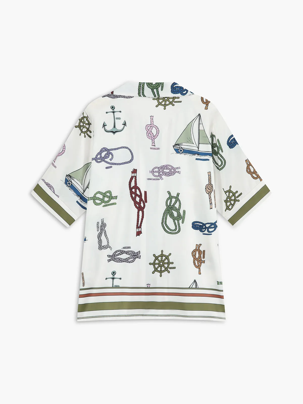 Printed Loose Collared Pants Set sold by COMMENSE product image thumbnail 4