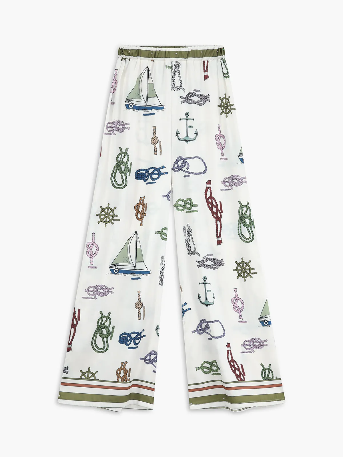 Printed Loose Collared Pants Set sold by COMMENSE product image thumbnail 5